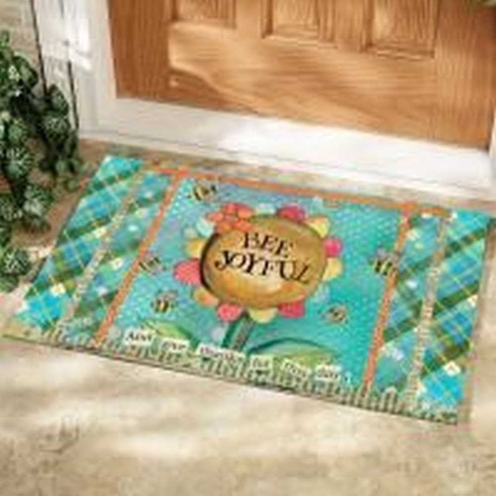 Bee Joyful Doormat by Lisa Kaus Alternate Image 1