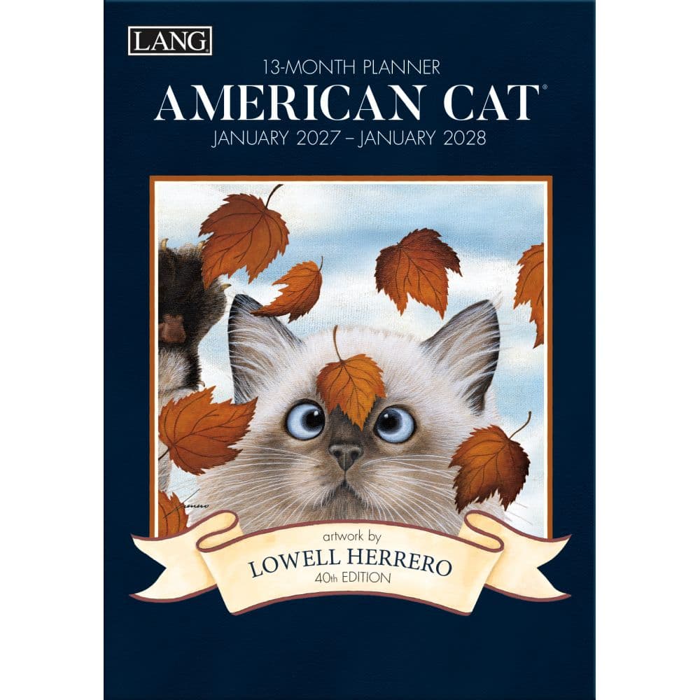 American Cat 2027 Monthly Planner by Lowell Herrero Main Product Image