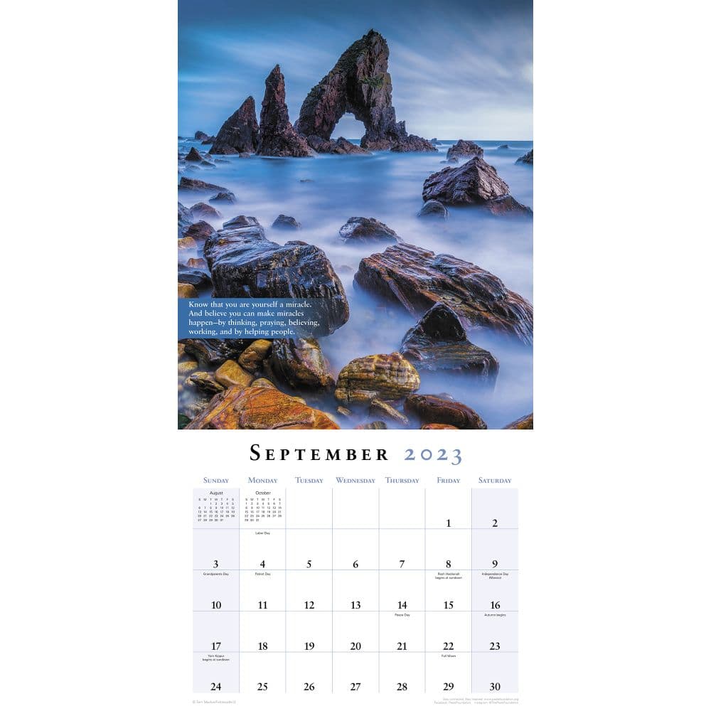 Positive Thinking 2023 Wall Calendar - Calendars.com