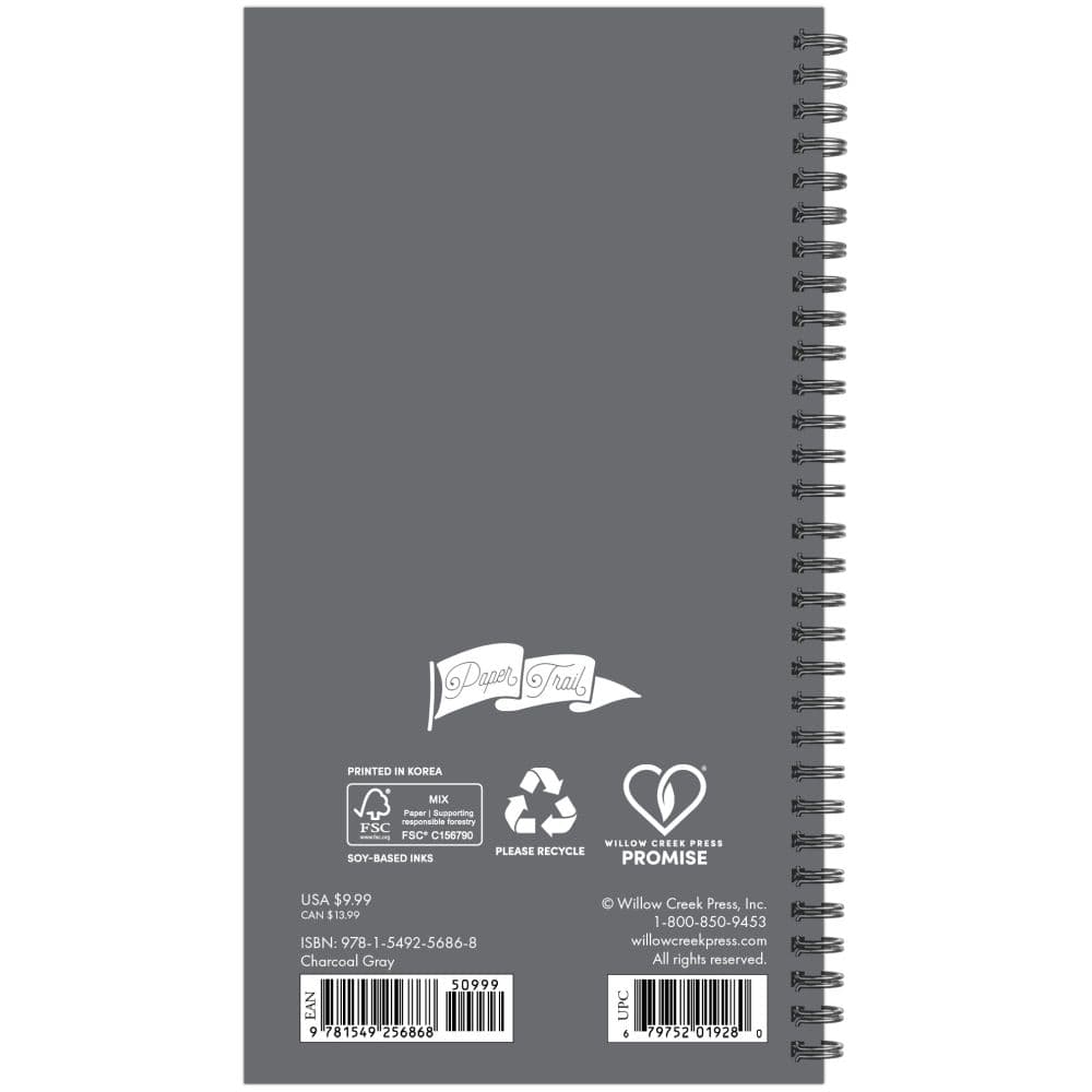 Charcoal Gray Academic 2026 Weekly Spiral Planner Main Image_ALT1