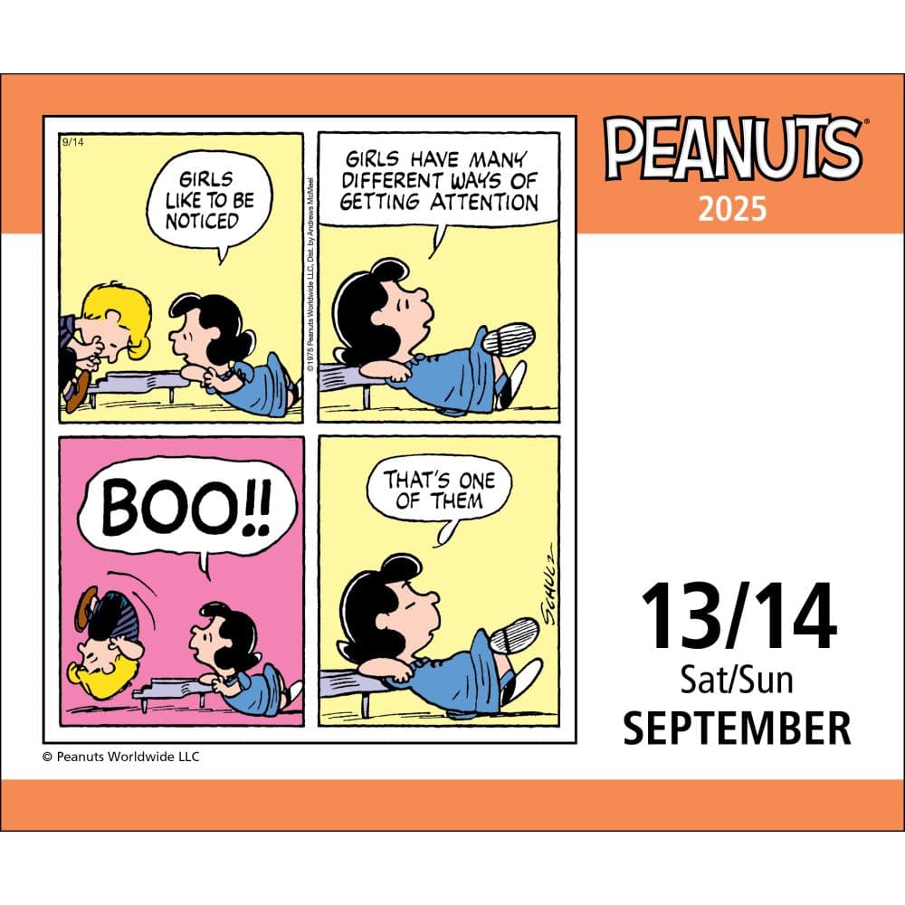 Peanuts 2025 Desk Calendar Third Alternate Image width=&quot;1000&quot; height=&quot;1000&quot;