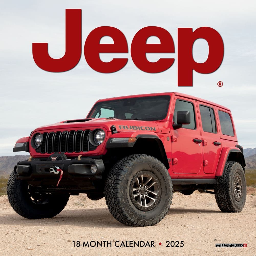 Jeep 2025 Mini Wall Calendar Main Image