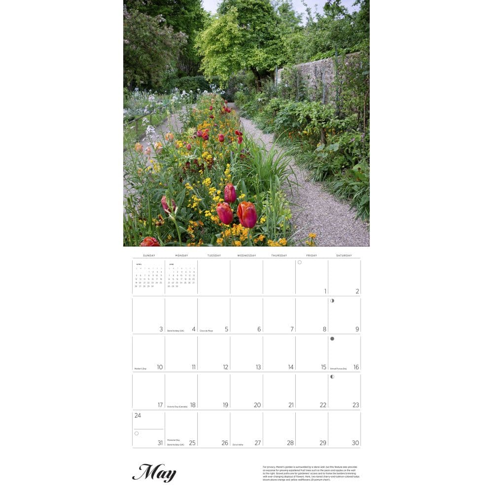 Claude Monets Passion 2026 Wall Calendar Seventh Alternate Image