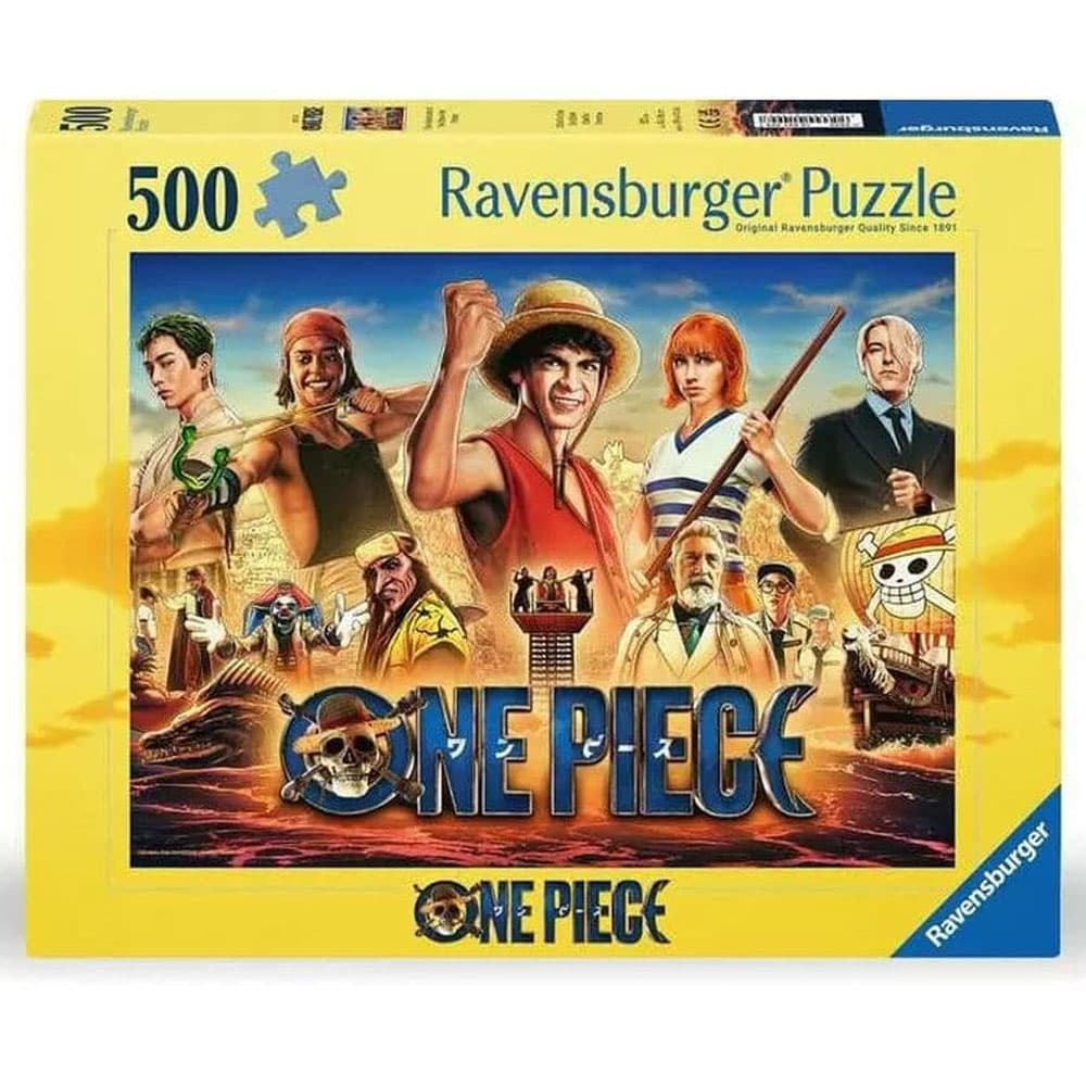 Adult puzzle 500 pieces - One Piece - The Adventures of the Straw Hat Pirates