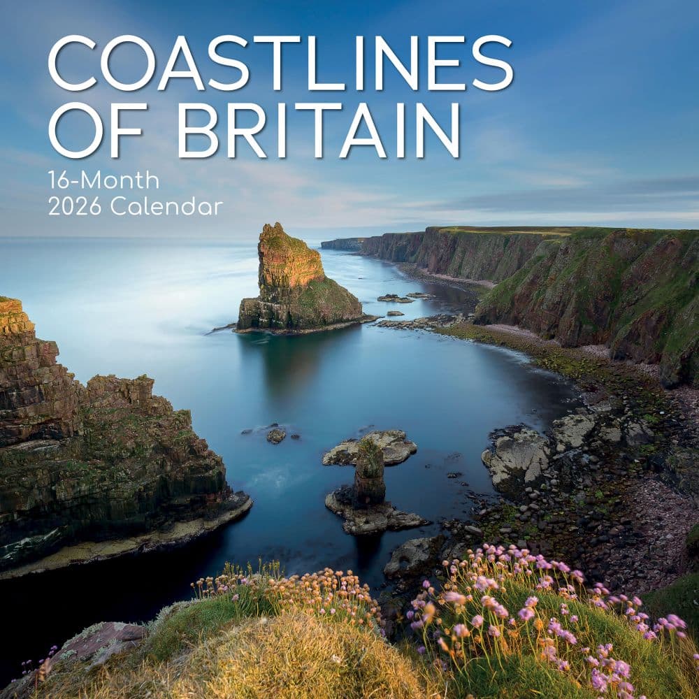 Coastlines of Britain 2026 Wall Calendar Main Image
