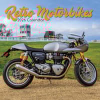 image Retro Motorbikes 2026 Wall Calendar Main Image