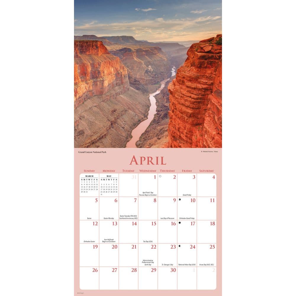 National Parks Special Value 2026 Mini Wall Calendar Third Alternate Image