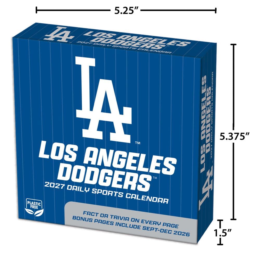 MLB Los Angeles Dodgers 2027 Desk Calendar Fifth Alternate Image