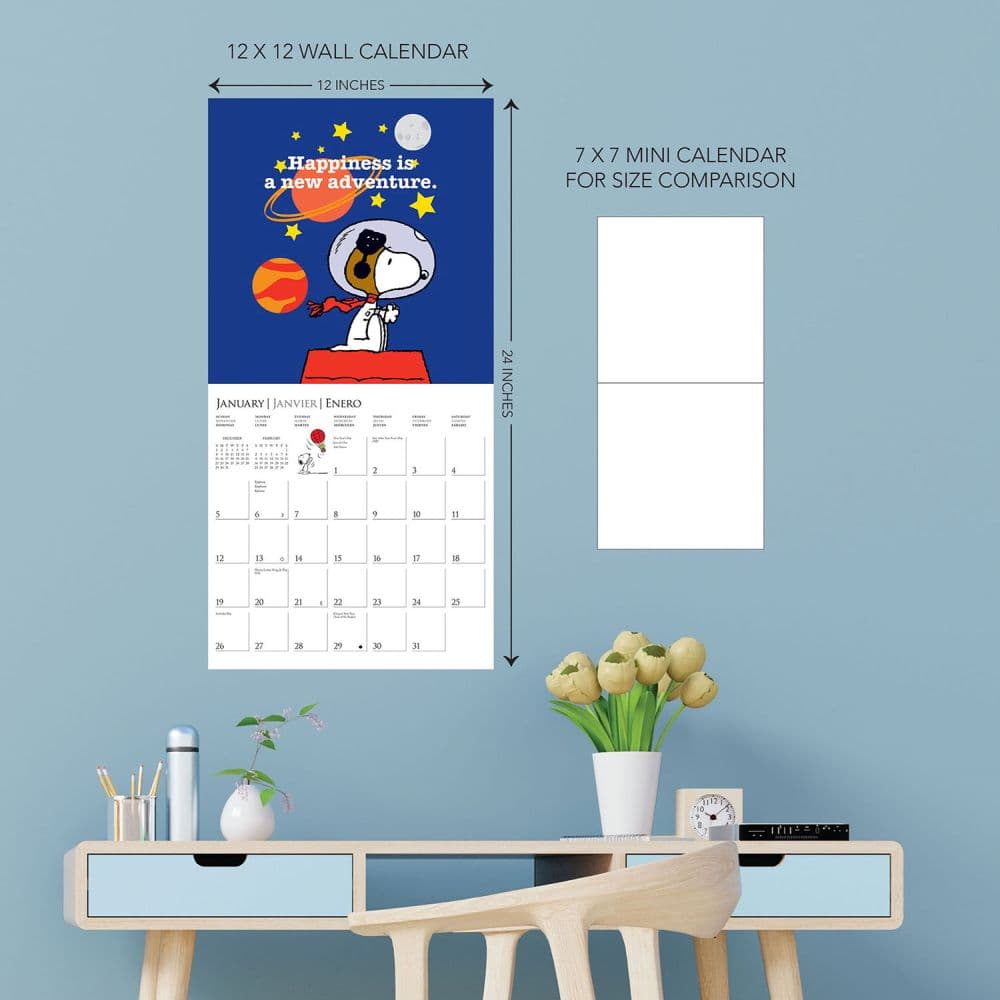 Peanuts Happiness Is 2025 Wall Calendar Fourth Alternate Image width=&quot;1000&quot; height=&quot;1000&quot;