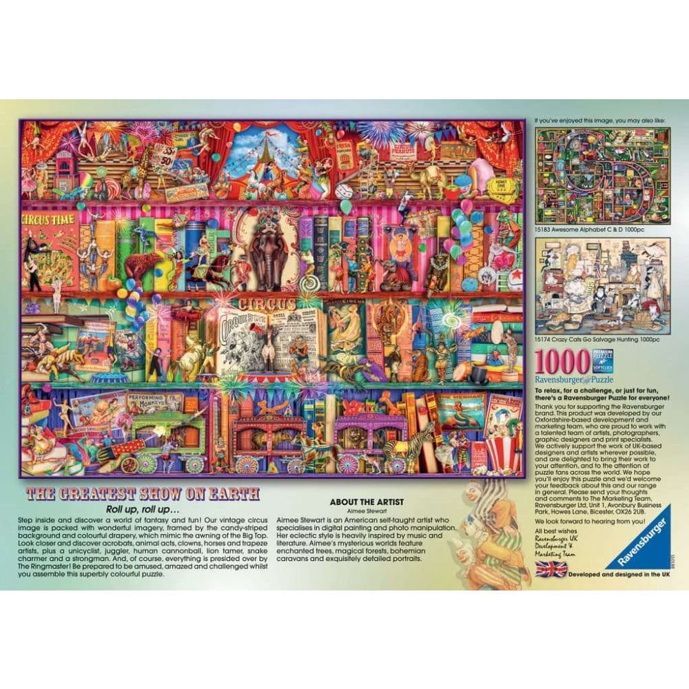 Ravensburger The Greatest Show on Earth Jigsaw Puzzle 1000 Piece