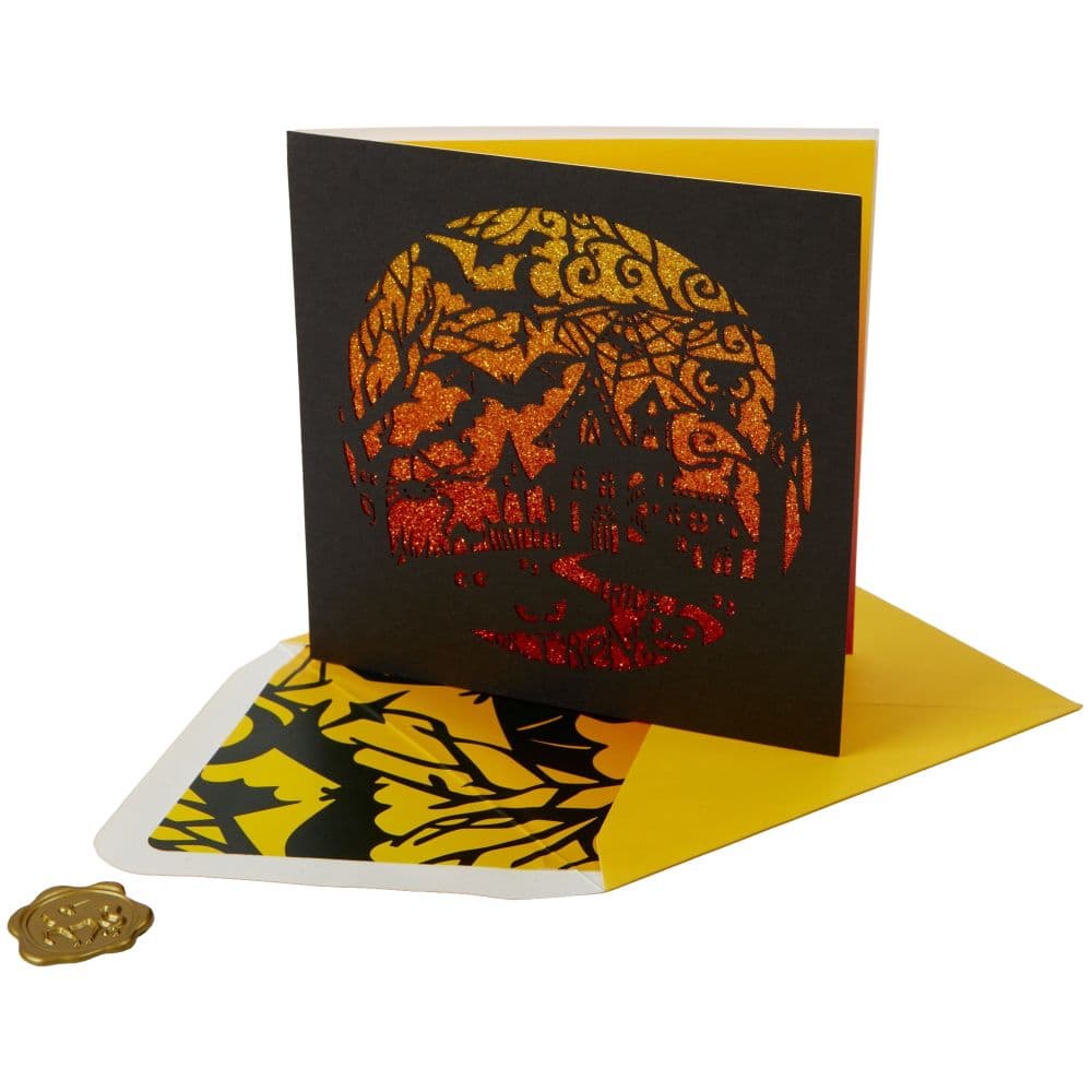 Haunted House Laser Cut Halloween Card Sixth Alternate Image