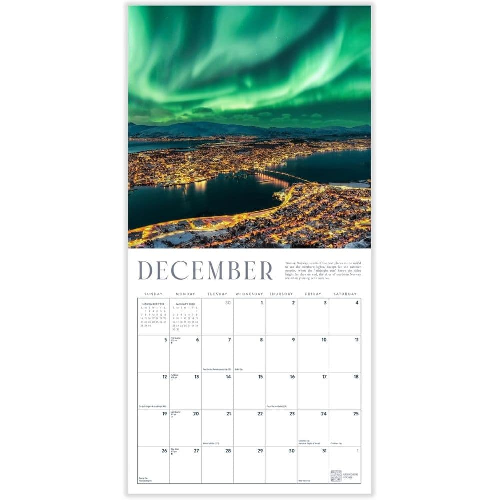 Northern Lights 2027 Wall Calendar Sixth Alternate Image