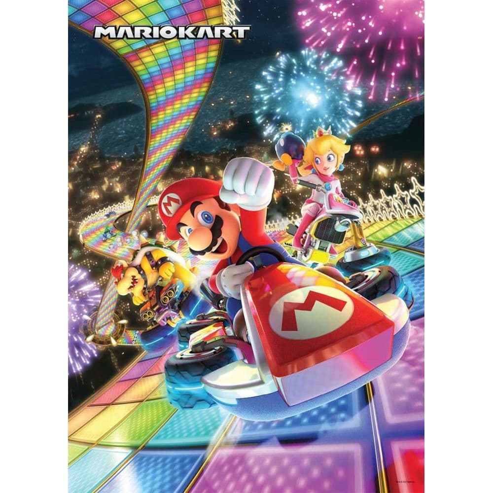 Mario Kart Rainbow Road 1000 Piece Puzzle First Alternate Image