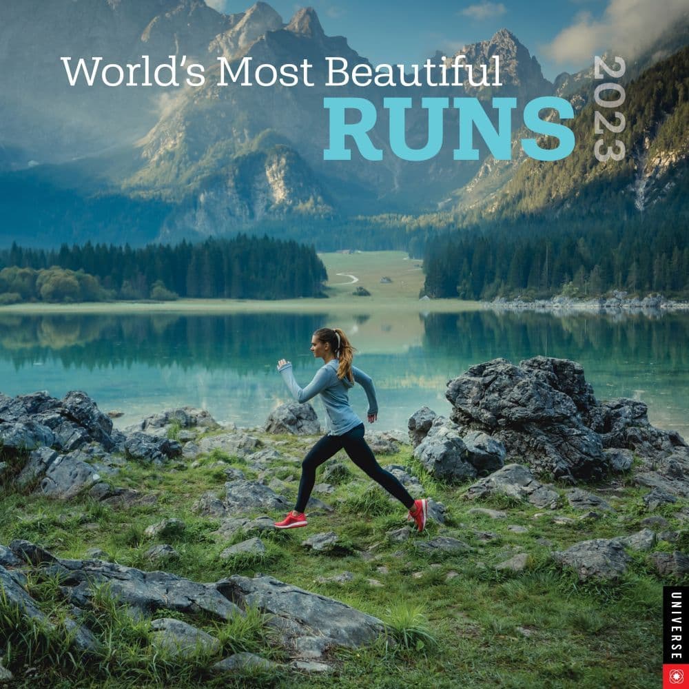 Worlds Most Beautiful Runs 2023 Wall Calendar