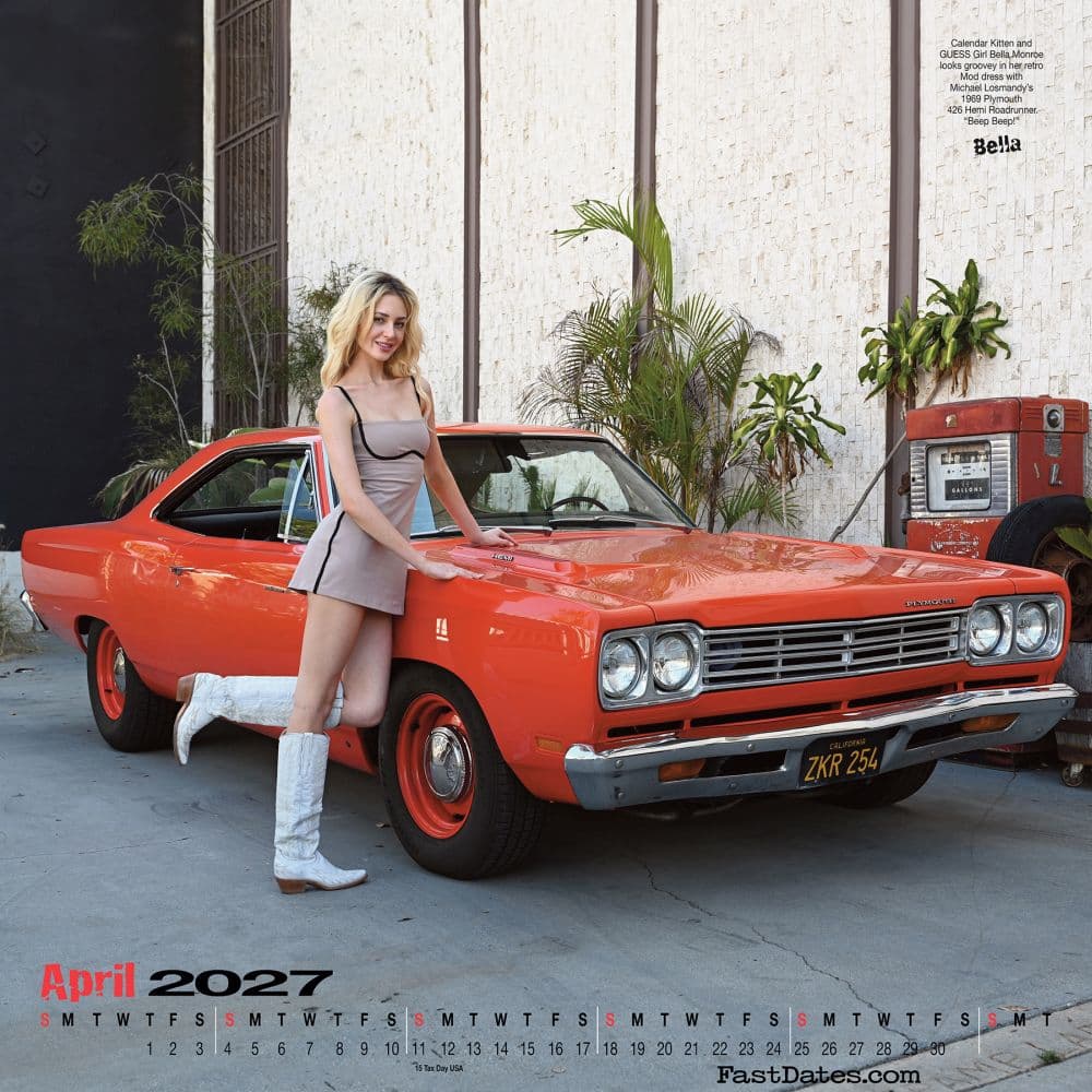 Garage Girls 2027 Wall Calendar Sixth Alternate Image
