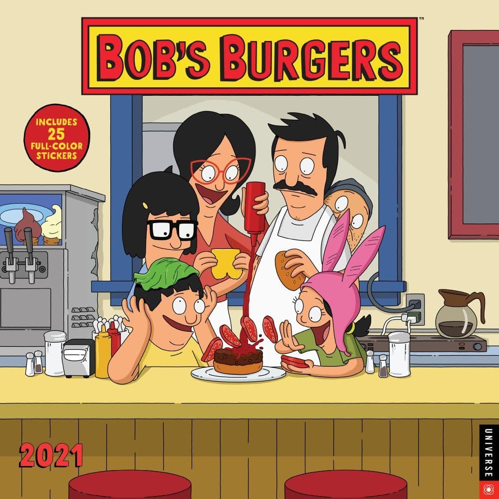 2021 Bobs Burgers Wall Calendar