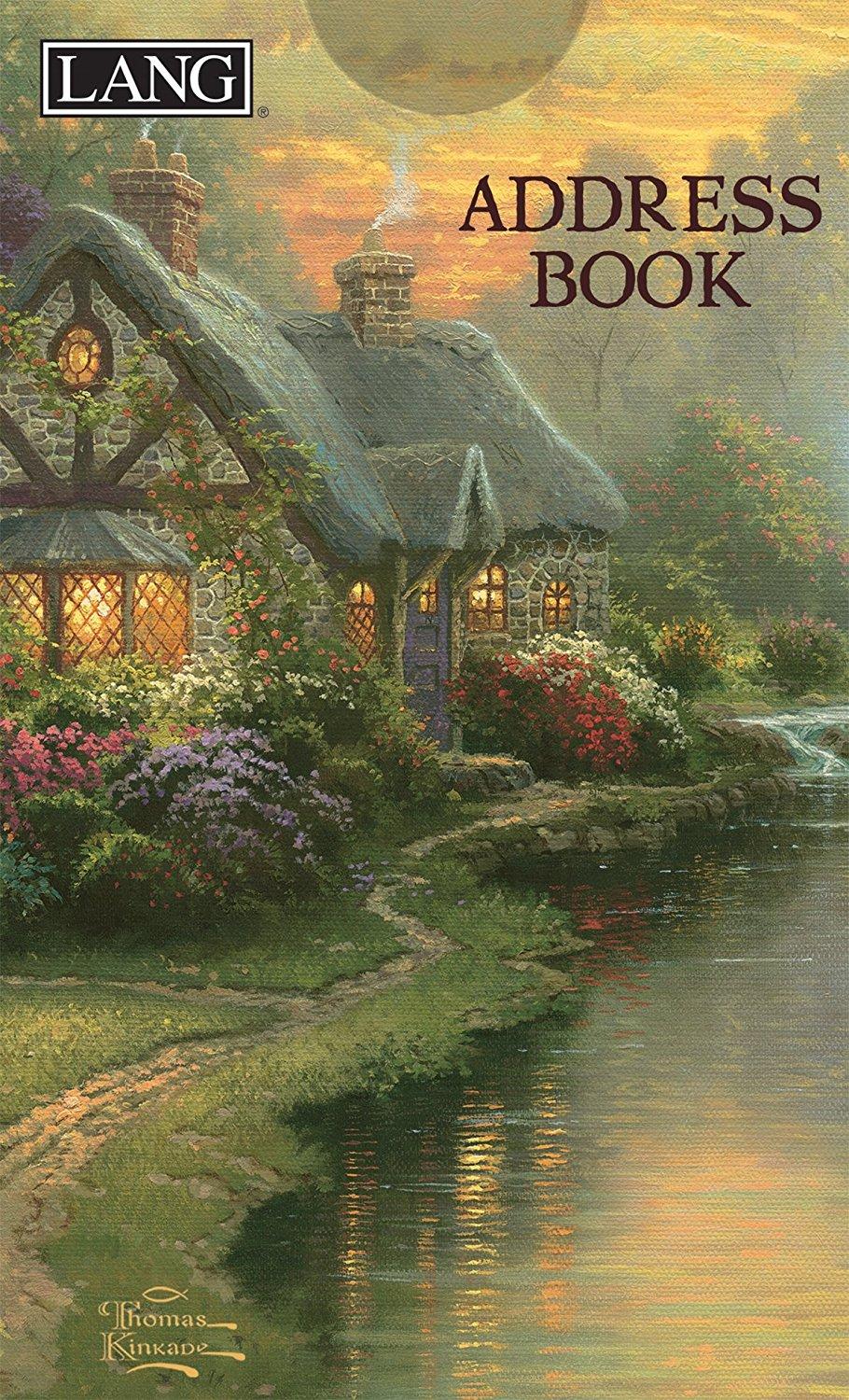 A Quiet Evening Pocket Address Book by Thomas Kinkade