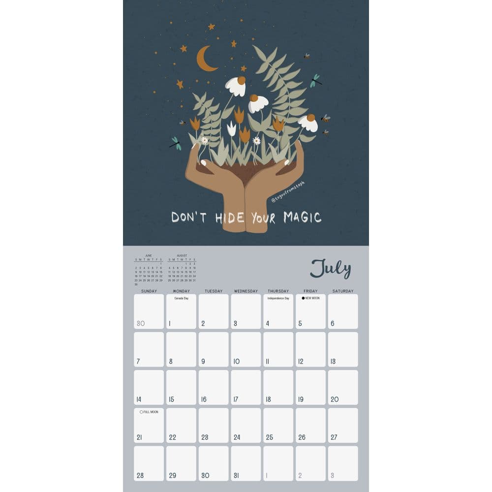 Grow With The Flow 2024 Mini Wall Calendar Second Alternate Image width=&quot;1000&quot; height=&quot;1000&quot;
