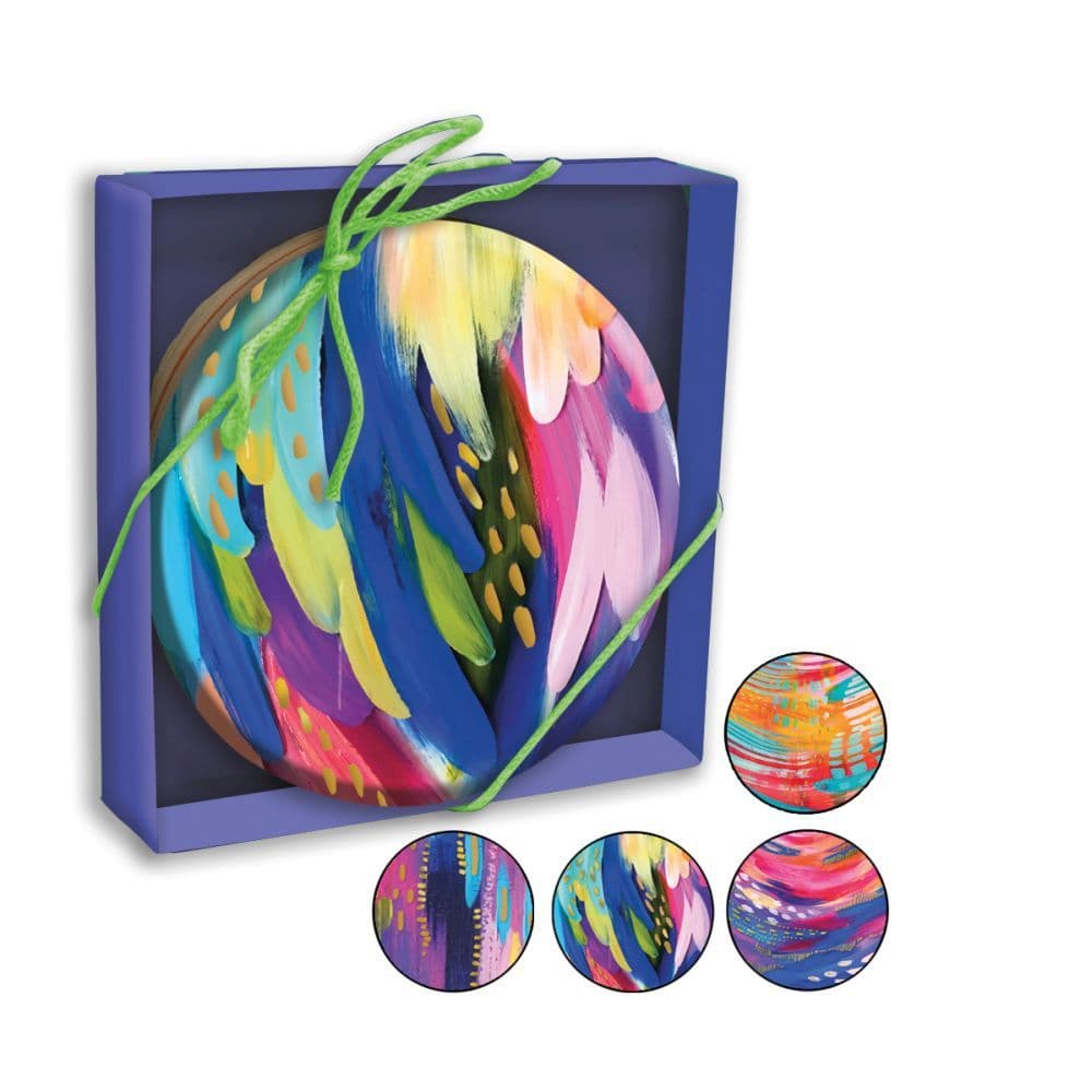 EttaVee Liminous Coasters, 4 Inch by EttaVee
