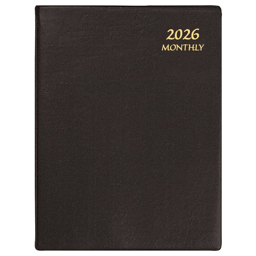 Black Continental Monthly 2026 Planner Main Product Image
