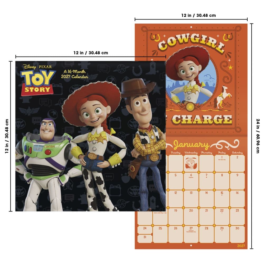 Toy Story 5 2027 Wall Calendar Sixth Alternate Image