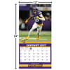 image NFL Minnesota Vikings Justin Jefferson 2027 Wall Calendar Fourth Alternate Image