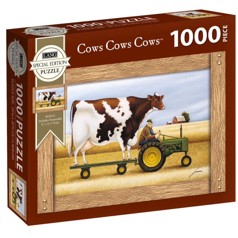 Cows Cows Cows Special Edition 1000pc Puzzle Main Image