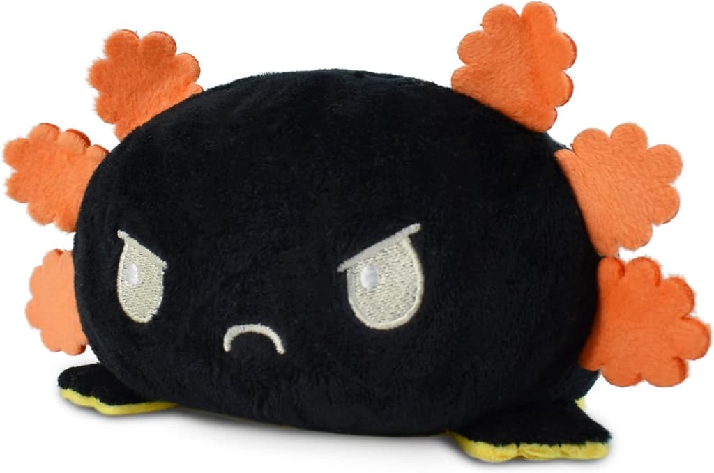 Reversible Axolotl Plushie (Yellow and Black)