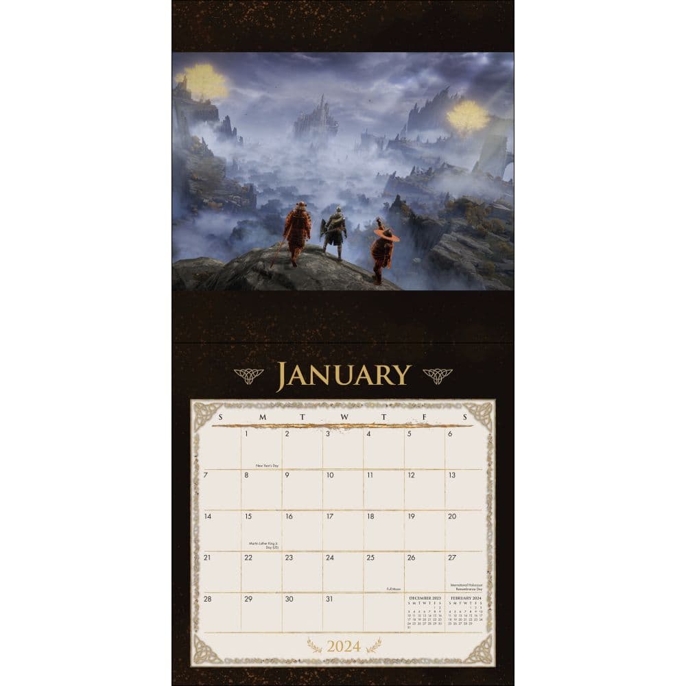 Elden Ring 2024 Wall Calendar