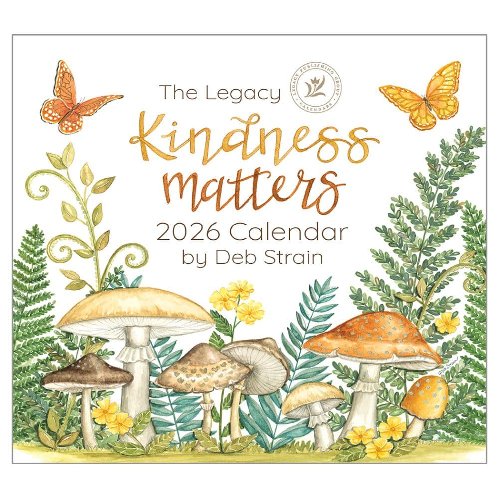 Kindness Matters by Deb Strain 2026 Wall Calendar Main Image