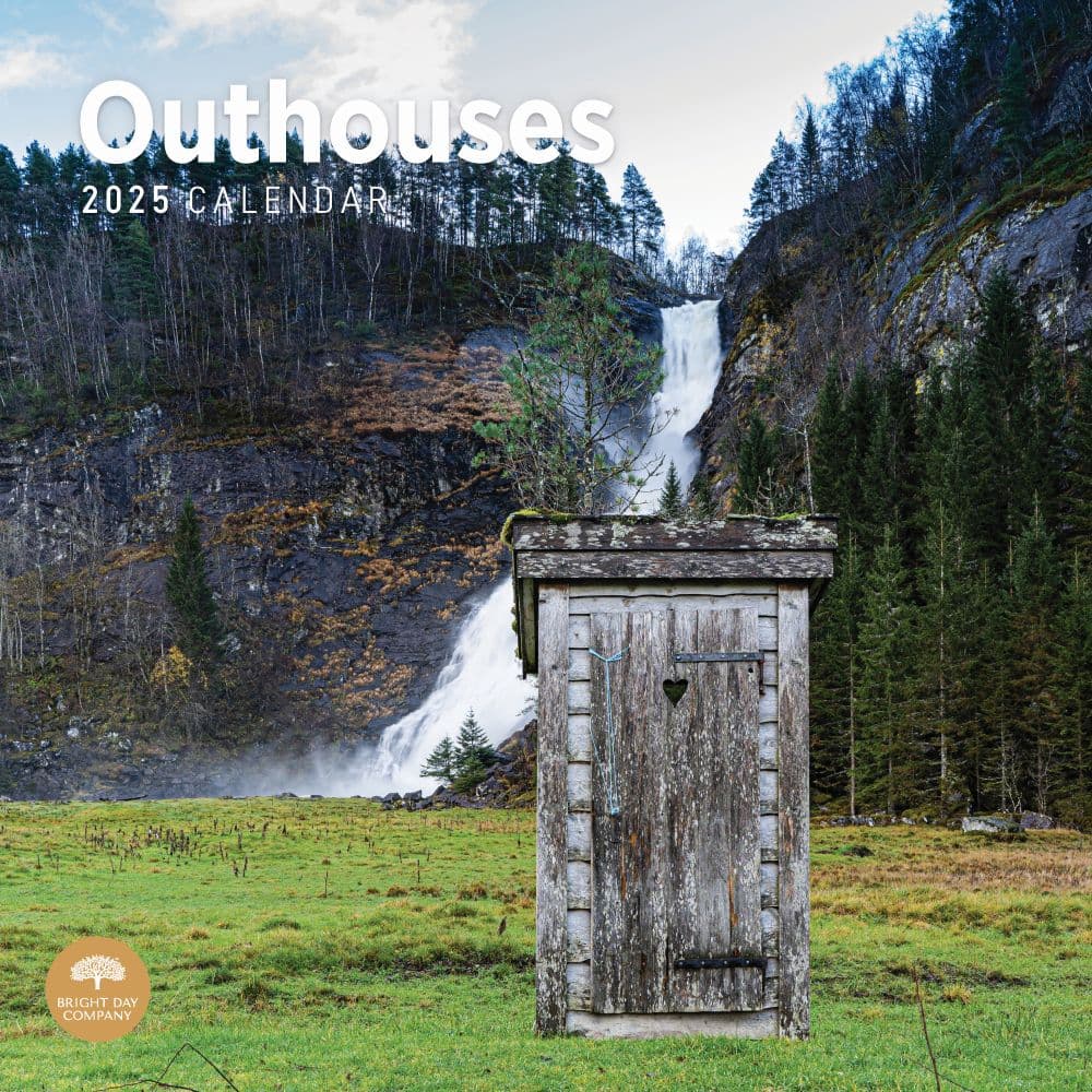 Outhouses 2025 Wall Calendar  Main Image