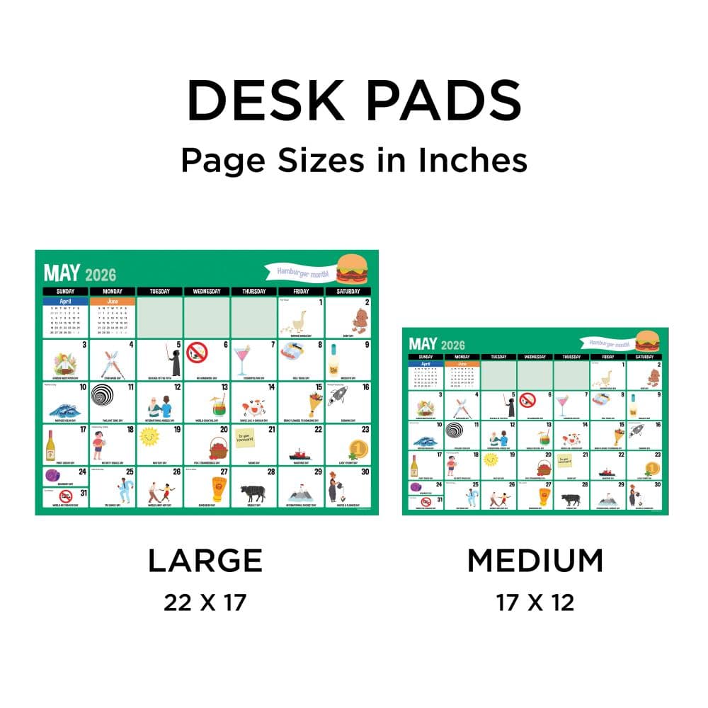 Every Days A Holiday 2026 Desk Pad Fourth Alternate Image