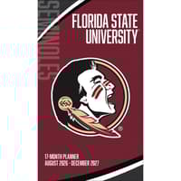 image Florida State Seminoles 2027 17 Month Pocket Planner Main Product Image