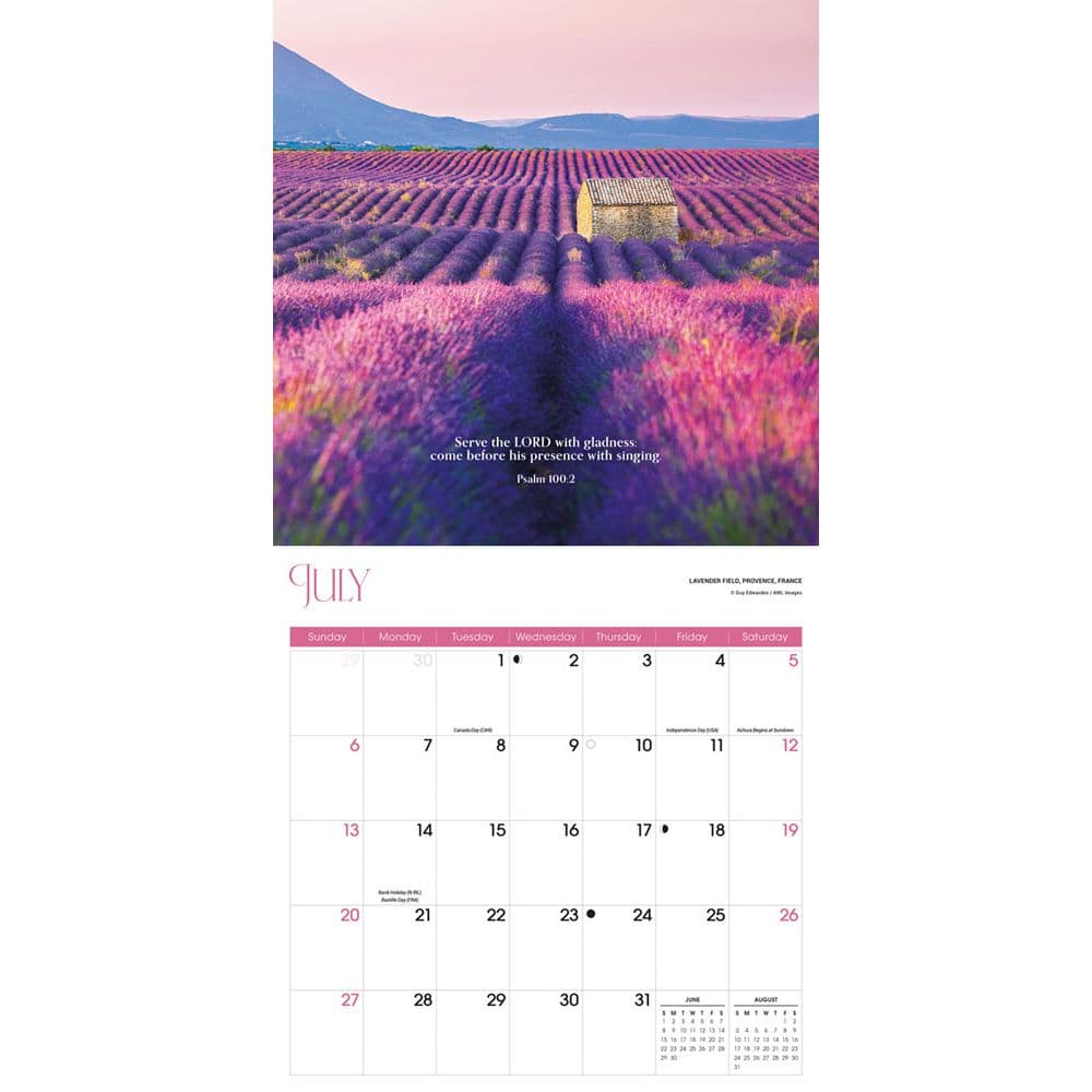 Psalms 2025 Wall Calendar Third Alternate Image width=&quot;1000&quot; height=&quot;1000&quot;