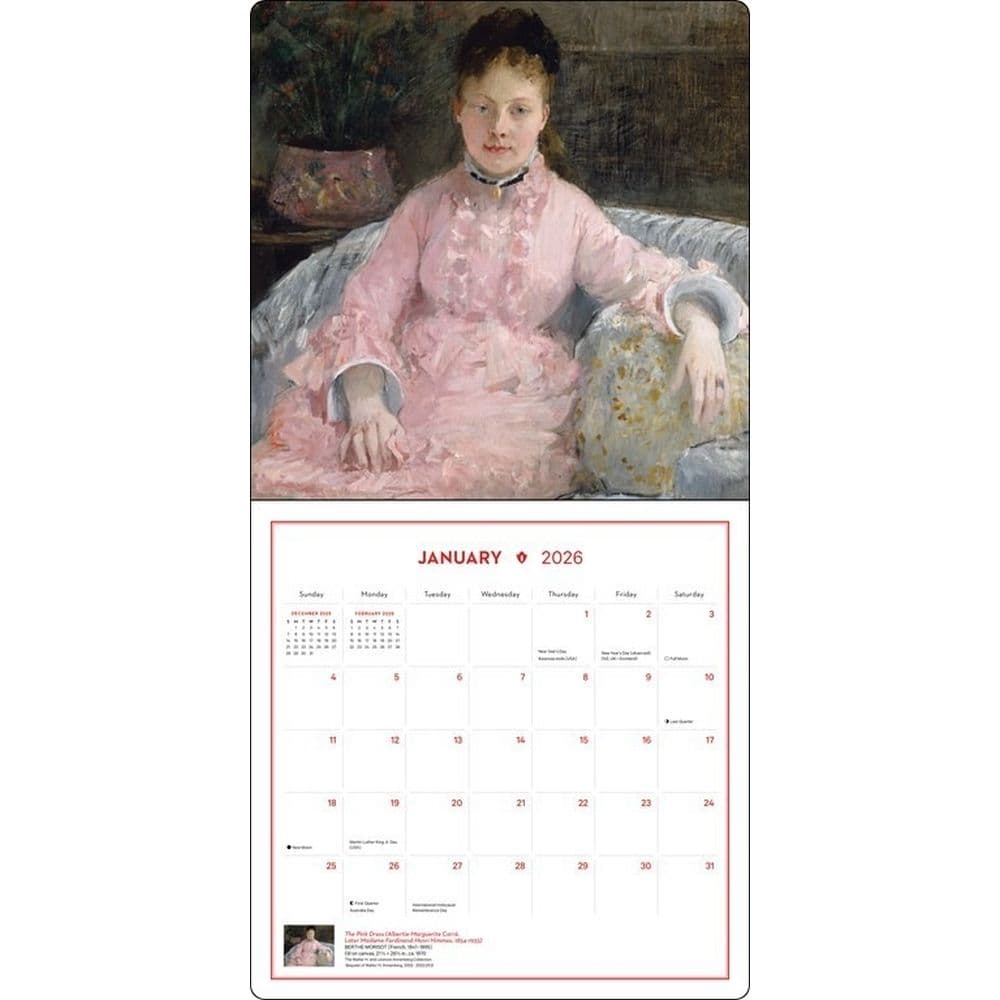 Impressionist Blooms 2026 Wall Calendar Second Alternate Image