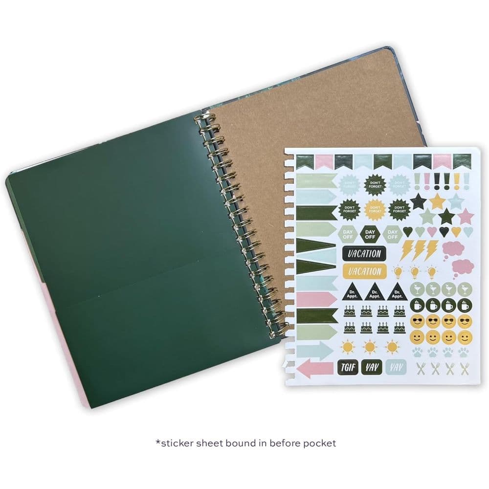 Greenery Deluxe Hardcover High Note 2026 Planner Fourth Alternate Image