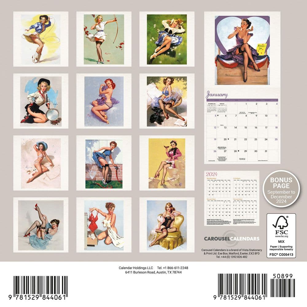 Pin Ups 2025 Mini Wall Calendar First Alternate Image width=&quot;1000&quot; height=&quot;1000&quot;