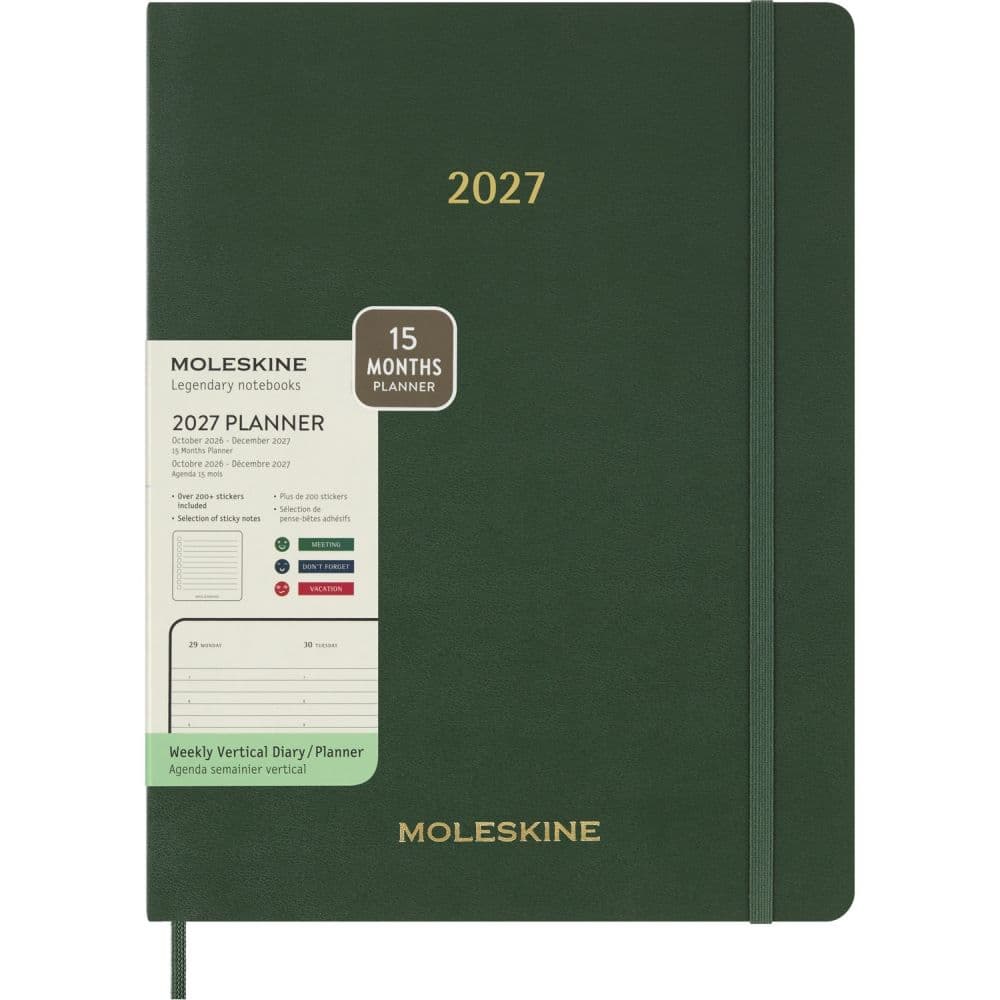 Myrtle Green 2027 Weekly Planner Main Product Image
