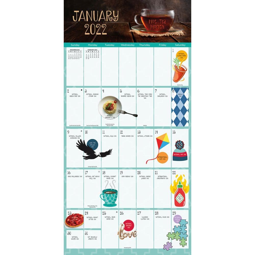 Everyday Is A Holiday 2022 Wall Calendar - Calendars.com