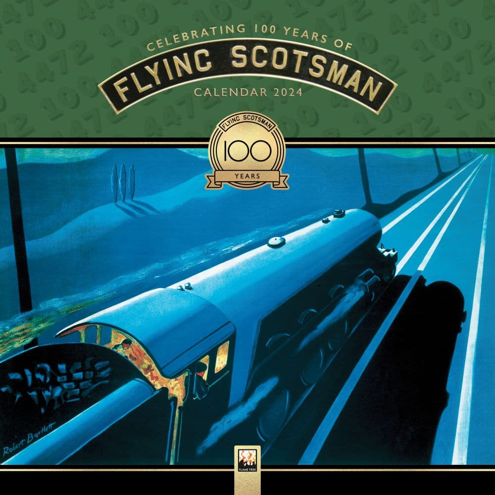 Flying Scotsman 2025 Wall Calendar