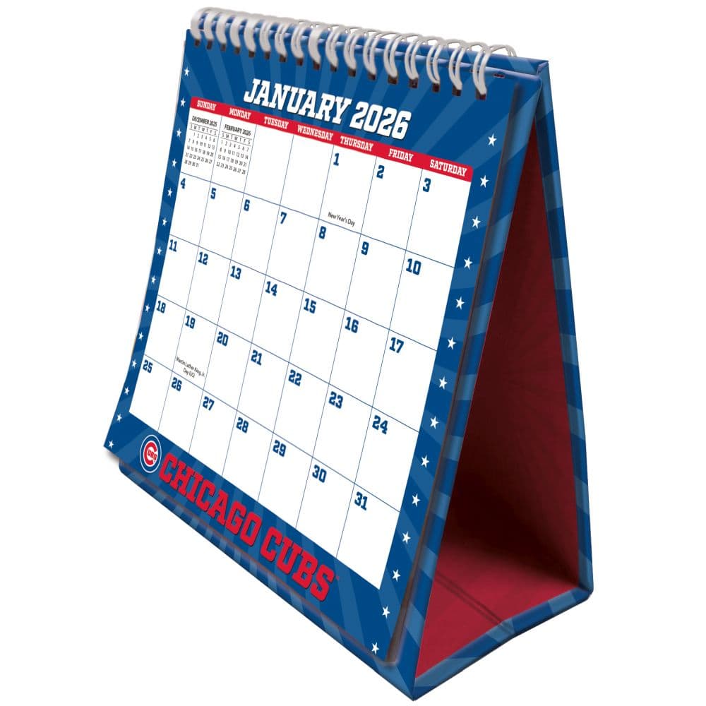 MLB Chicago Cubs 2026 Easel Desk Calendar First Alternate Image