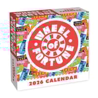 image Wheel of Fortune 2026 Desk Calendar Main Image