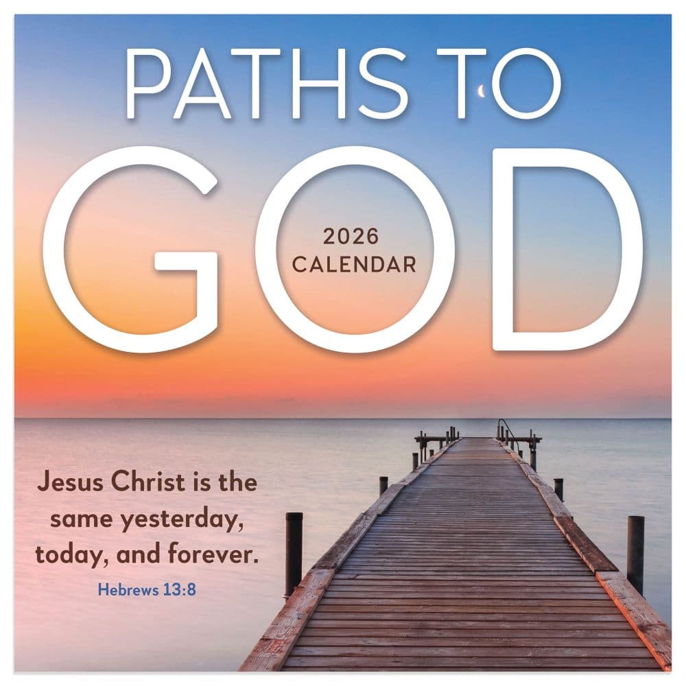 Paths to God 2026 Mini Wall Calendar Main Product Image