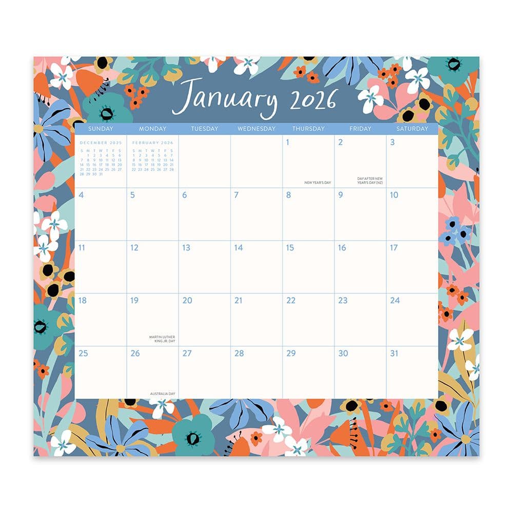 Secret Garden 2026 Magnetic Calendar Third Alternate Image