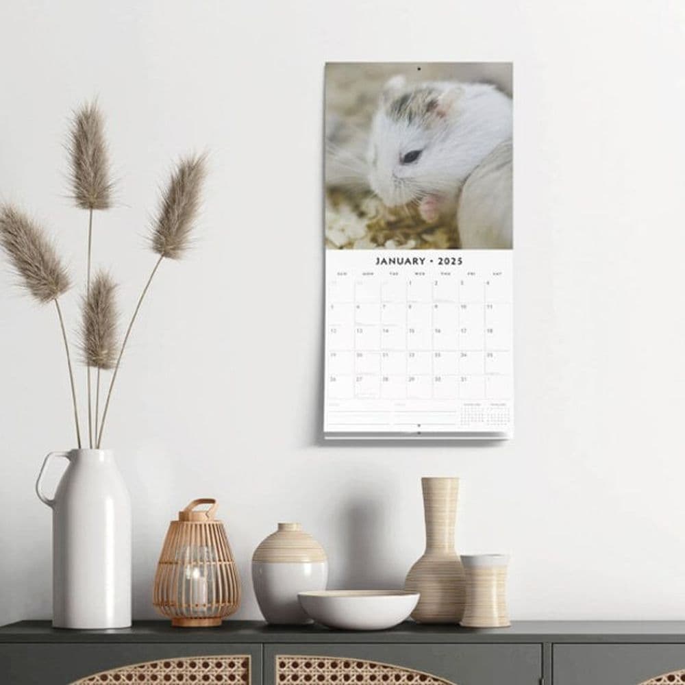 Hamsters 2025 Wall Calendar Alt4