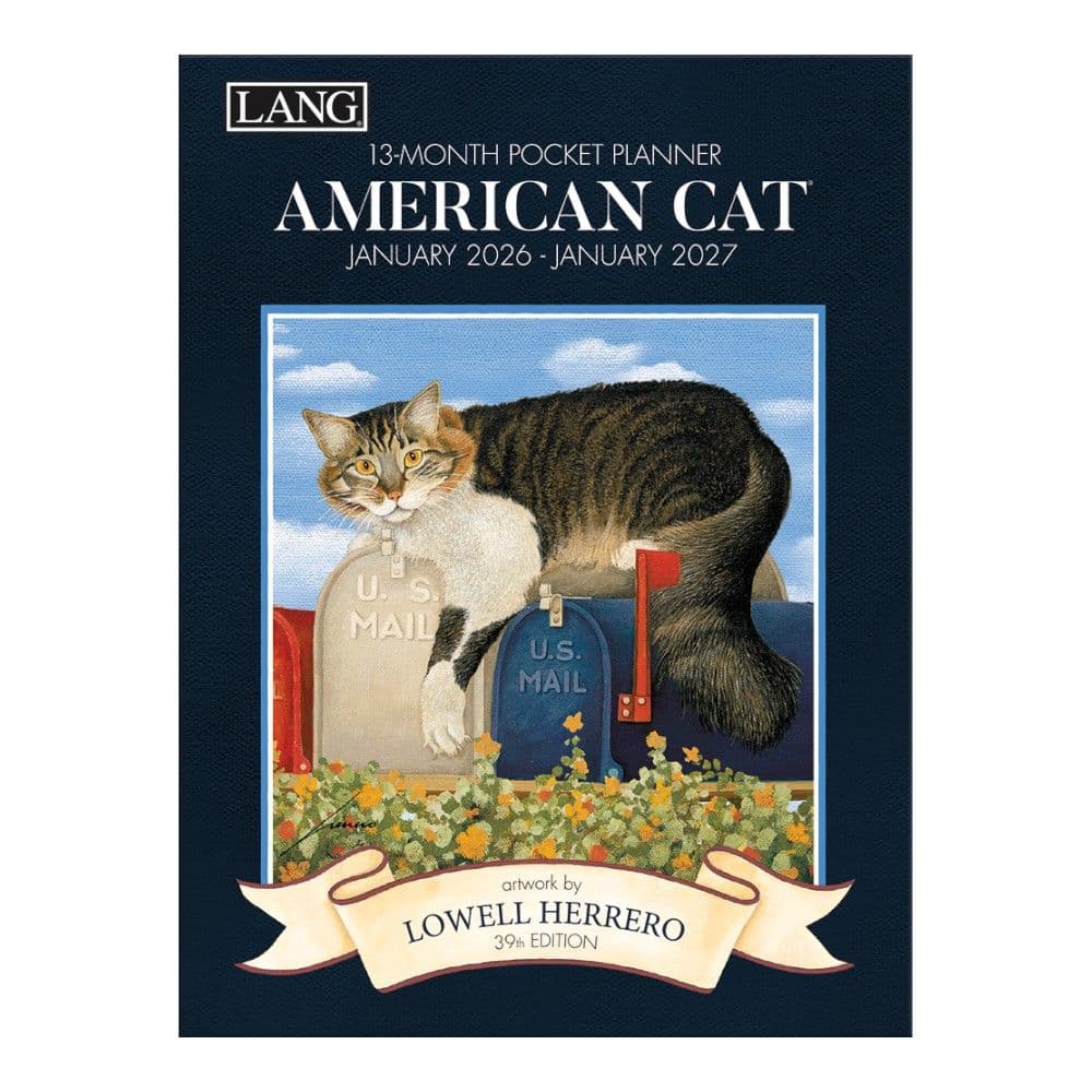 American Cat Monthly 2026 Pocket Planner Main Image