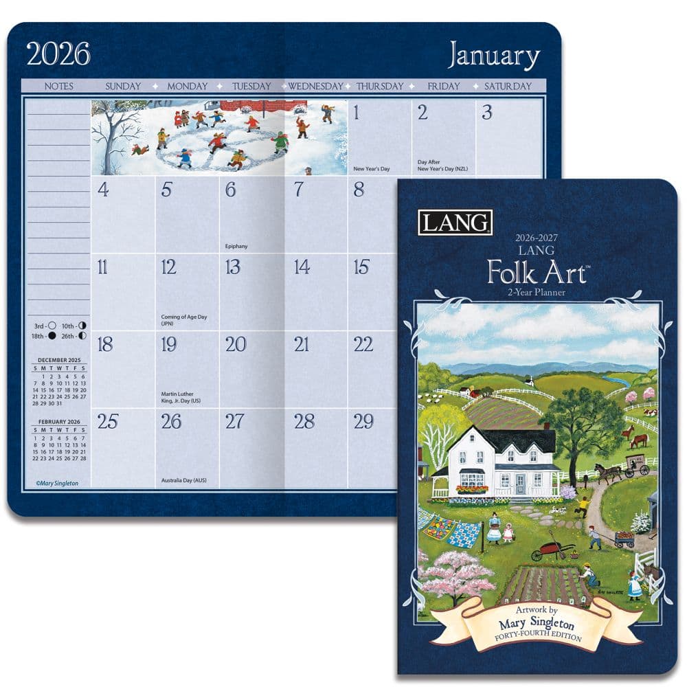 Lang Folk Art 2 Year 2026 Pocket Planner_ALT2