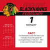 image NHL Chicago Blackhawks 2027 Desk Calendar Third Alternate Image