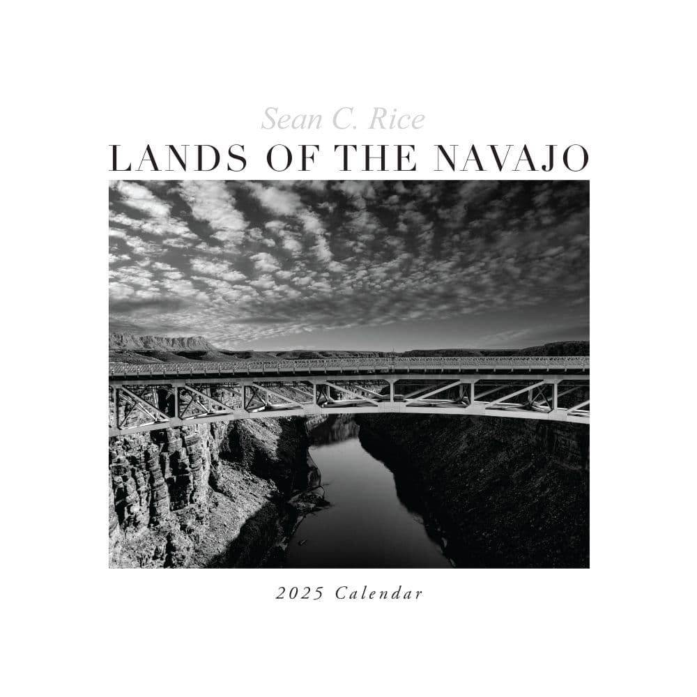 Lands of the Navajo 2025 Wall Calendar front cover