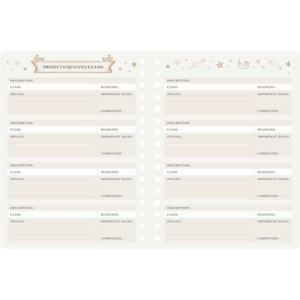 Harry Potter Hogwarts 2026 Student Planner Seventh Alternate Image